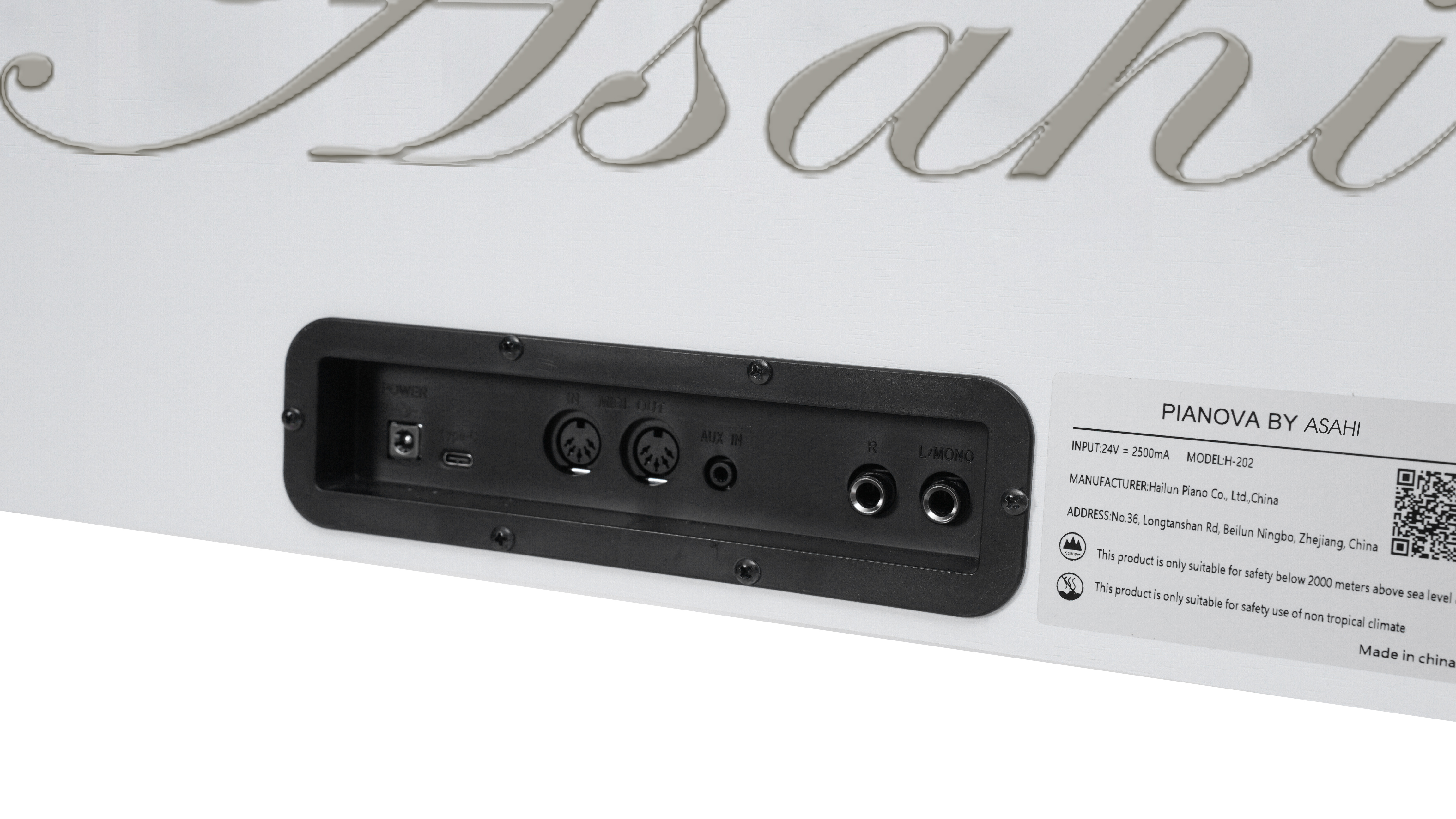 Piano Asahi A202WH (màu trắng)