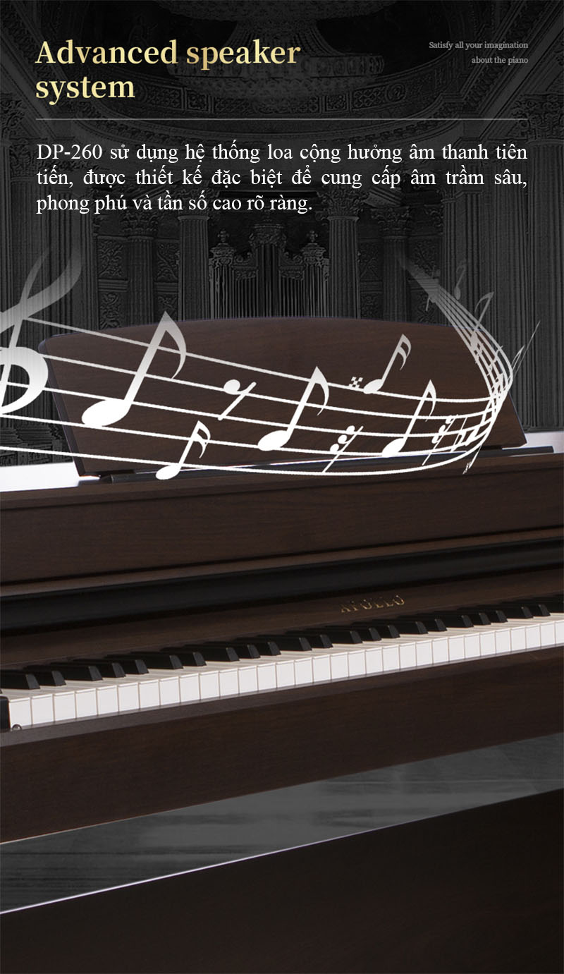 Piano điện Apollo DP 260( Chính hãng full box 100%)  