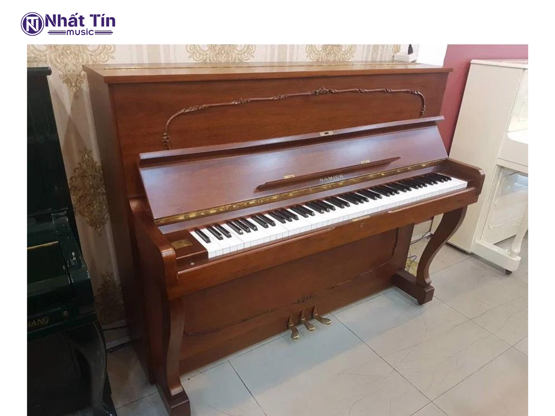 Piano-upright-Samick-SM-118F