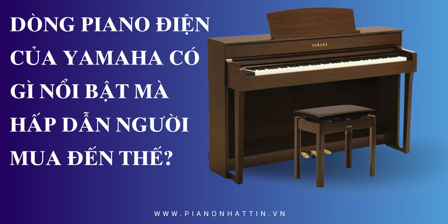 Piano điện Yamaha không chỉ đẹp mắt với thiết kế hiện đại và sang trọng mà còn nổi bật với chất lượng vững chắc và âm thanh chân thực