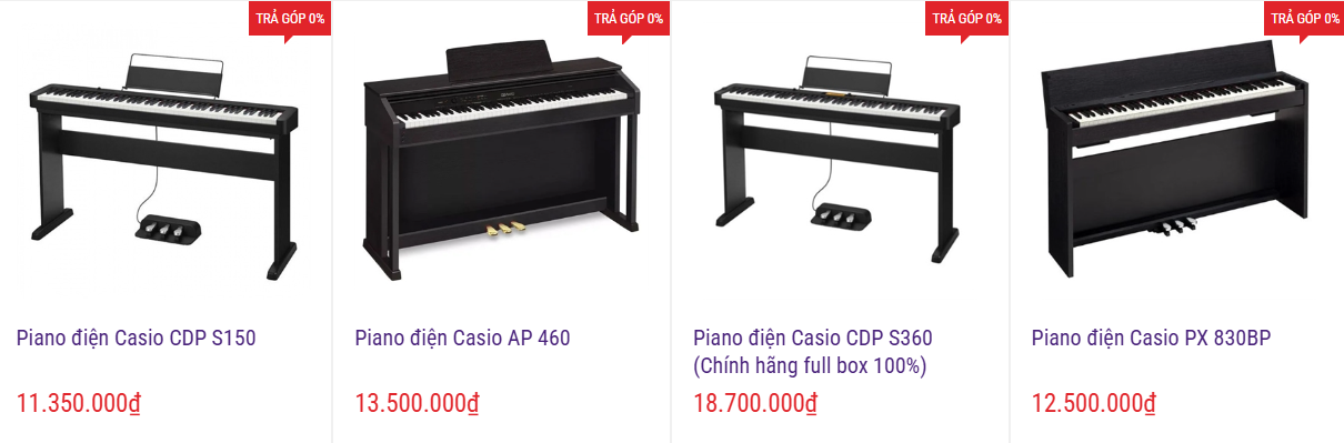 Tham khảo Piano điện Casio