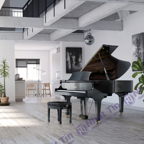 Piano cơ trang trí tại các sảnh biệt thự và villa cao cấp